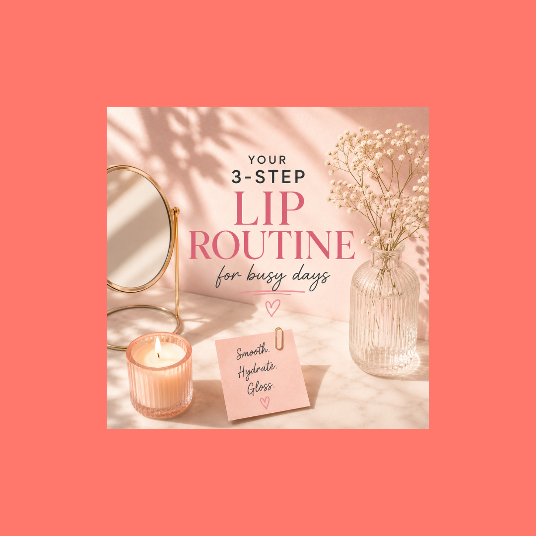Your 3-Step Lip Routine for Busy Days 💋